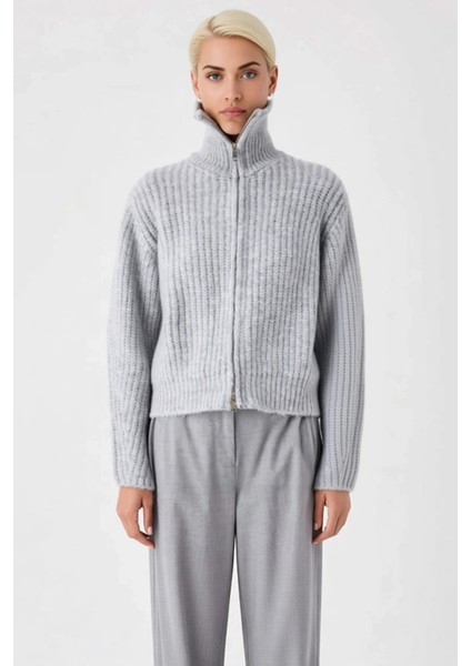 Kadın Geniş Kalıp Fermuarlı Triko Hırka Günlük Stilinizi Tamamlayan Yumuşak Dokunuş ve Konfor fırsatları