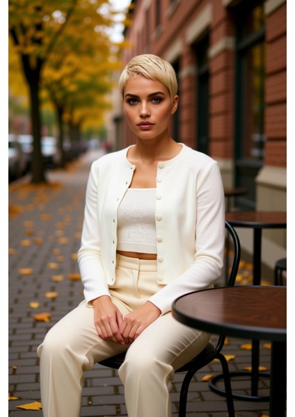 Kadınlara Özel Yumuşak Dokulu Iki Parçalı Crop Triko Takım Günlük Şıklık ve Fonksiyonel Şık fiyatları