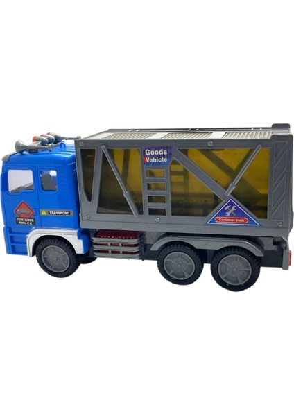 Oyuncak Mavi Disko Kamyonu Pilli Işıklı Sesli Çarptıkça Yön Değiştiren Araç modelleri