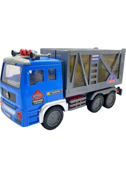 Oyuncak Mavi Disko Kamyonu Pilli Işıklı Sesli Çarptıkça Yön Değiştiren Araç fırsatları