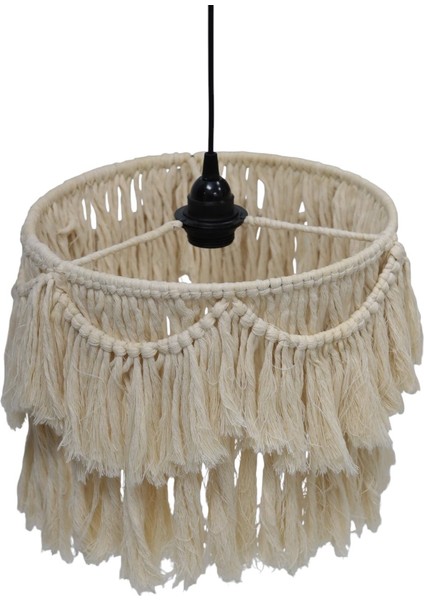 Makrome Avize 30 cm - Doğal Bohem Avize, Salaş Avize fiyatları