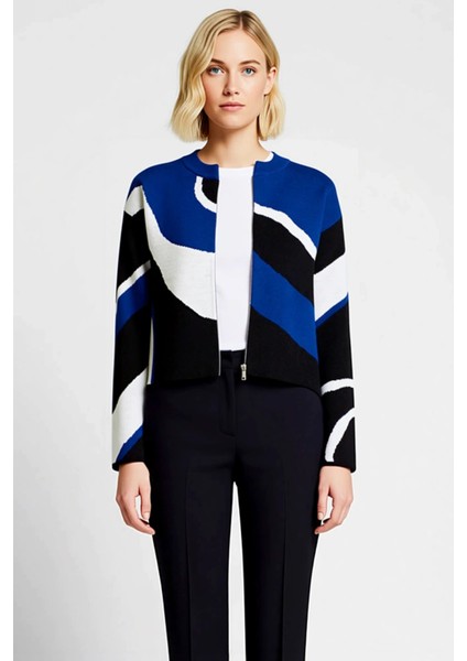 Kadın Triko Ikili Takım Renk Bloklu Tasarım Günlük Şıklık Kombinleri Modern Görünüm Pratik fırsatları