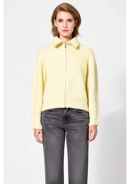 Kadın Geniş Kalıp Fermuarlı Triko Hırka Günlük Stilinizi Tamamlayan Yumuşak Dokunuş ve Konfor fırsatları