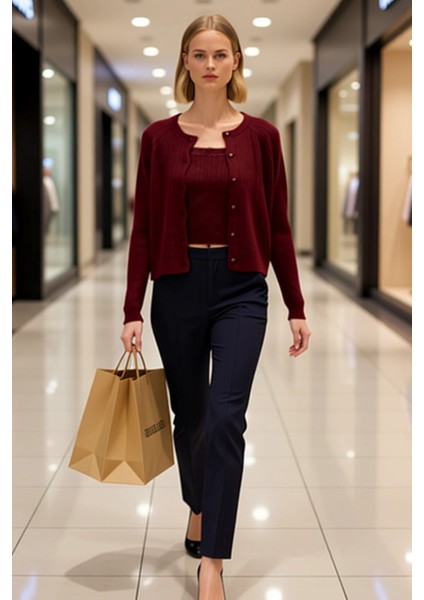 Kadın Dantel Detaylı Triko Hırka ve Askılı Bluz Takım Yumuşak Dokulu Rahat Kesim Dayanıklı modelleri