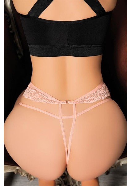 Pembe Dantelli Ip Detaylı Fantezi String Tanga fiyatları