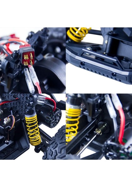 Elektrikli Rc 1:8 Ölçek Servo Motor Süspansiyonlu Arazi Aracı Spor Araç 85 Km Hız Rc Araç indirimleri