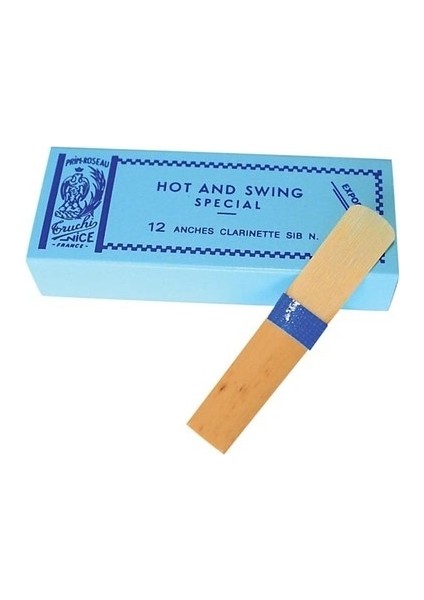 Mavi Kuşak Klarnet Kamış No: 0,75 12' Li Paket