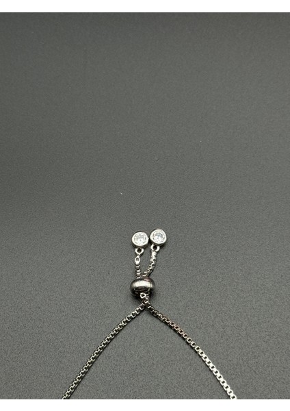 Pırlanta Kesim 925 Ayar Gümüş Kaplama Zirkon Taşlı Kadın Bileklik , Yılbaşı Hediyesi