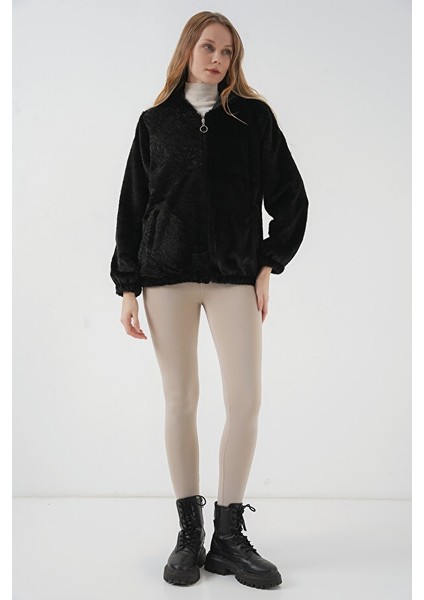 Kadın Mont 5091(5150) Siyah fırsatları