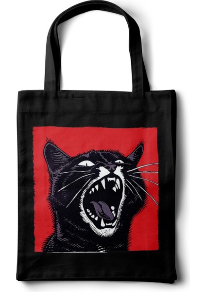 Bez Çanta – Angry Cat Tasarım - 35X40