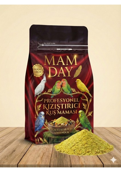 Tam Profesyonel Kızıştırıcı Muhabbet Kuşu , Sultan Papağanı , Kanarya Maması 750 gr