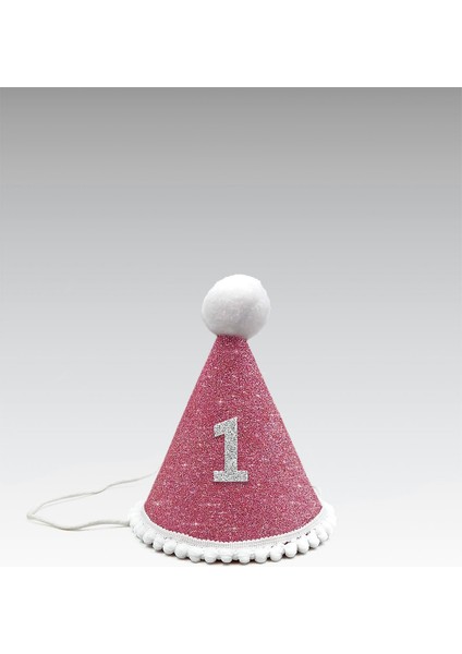 Pembe Mini Simli Ponpon Şapka 1 Yaş fiyatları