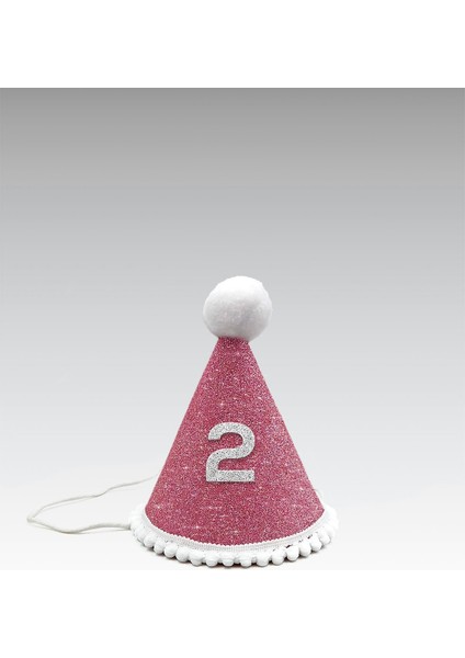 Pembe Mini Simli Ponpon Şapka 2 Yaş fiyatları