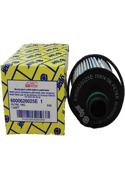6000626025E - Yağ Filtresi fiyatları