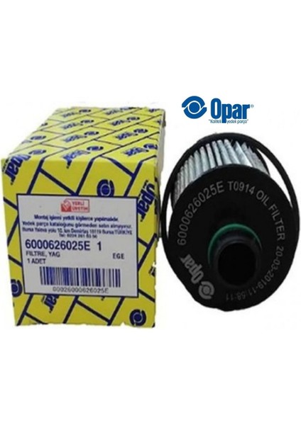 6000626025E - Yağ Filtresi modelleri