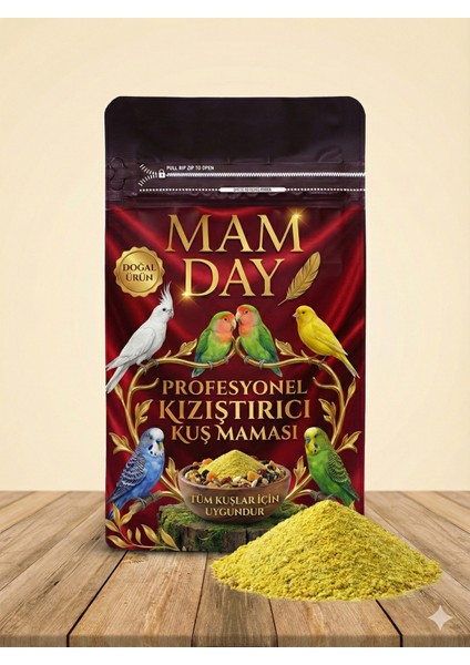 Tam Profesyonel Kızıştırıcı Muhabbet Kuşu , Sultan Papağanı , Kanarya Maması 1,5 Kg. modelleri
