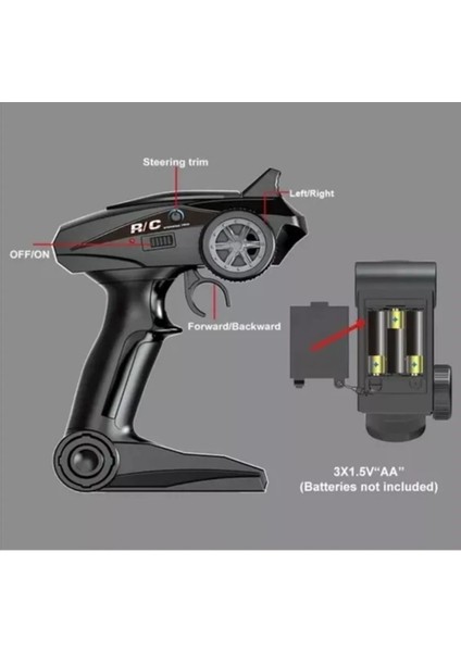 Elektrikli Rc 1:16 Ölçek Servo Motor Süspansiyonlu Arazi Aracı Spor Araç 45 Km Hız Rc Araç fırsatları