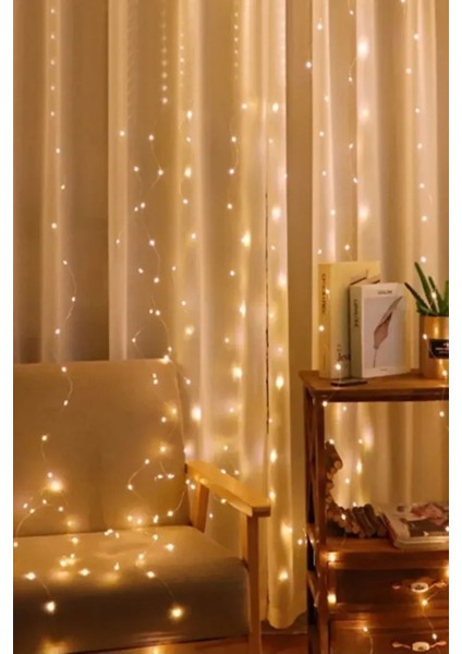 Uzaktan Kumandalı LED Perdeye Takılabilen Kancalı Işık USB 3x3 Metre Peri Perde LED fiyatları