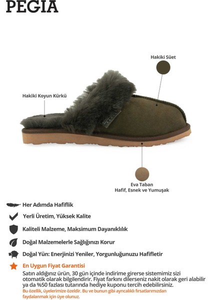 Kürklü Kadın Ev Terliği 191202 fiyatları