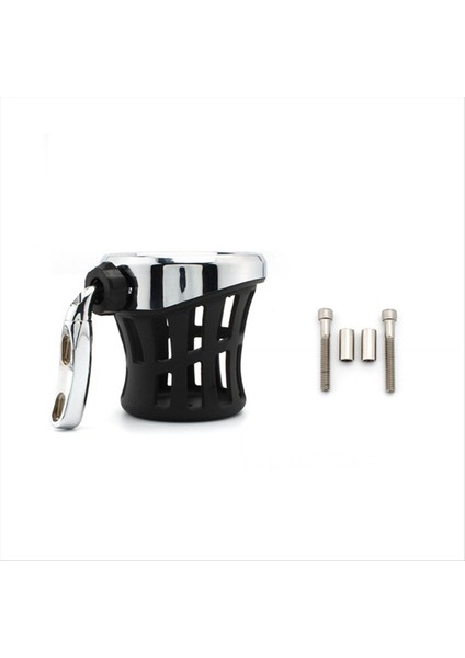 Harley Road Glide Ultra Klasik Içecek Kupası Tutucu (Silver &amp; Siyah) Için Motosiklet Kupası Tutucu Off-Road Bisiklet Şişesi Tutucu (Yurt Dışından)