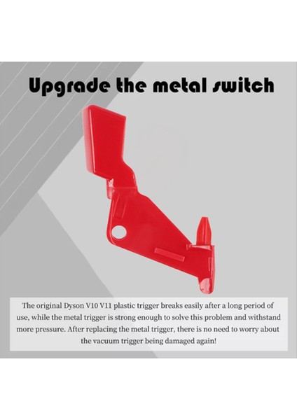 Tetik Anahtarı Düğmesi Dyson V10 V11 SV12 SV14 Yedek Parça Yükseltme Genişletme Güç Anahtarı Düğmesi Arıza Onarım Düzeltme Aracı (Yurt Dışından) fırsatları