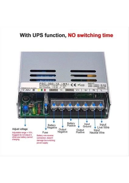 LRS-350-24V LRS-350-12 350W Tek Çıkış Anahtarlama Güç Kaynağı 12V 29A Ac-Dc Smps (Yurt Dışından) fırsatları