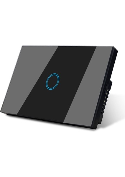 Wifi Akıllı Duvar Işık Anahtarı Cam Dokunmatik Güç Tuya Alexa Google Home 1-Gang Tarafından Kablosuz Ses Uzaktan Anahtarları (Yurt Dışından)