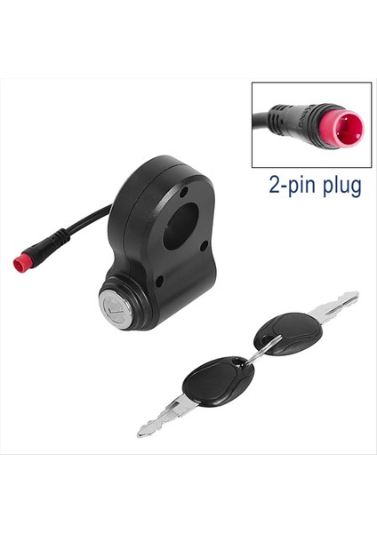 Kukirin G2 Max/pro Elektrikli Scooter Ateşleme Kilidi Anahtarlı 2pin E-Scooter Güç Gaz Kelebeği Hızlandırıcı Anahtarı (Yurt Dışından) fiyatları