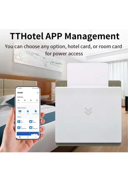 Tthotel App Rfıd Kart Güç Anahtarı Gecikmeli Anahtar Herhangi Bir Kart Güç Anahtarı 2 4g Wifi 13 56MHZ Kart Enerji Tasarrufu Anahtarı (Yurt Dışından) indirimleri