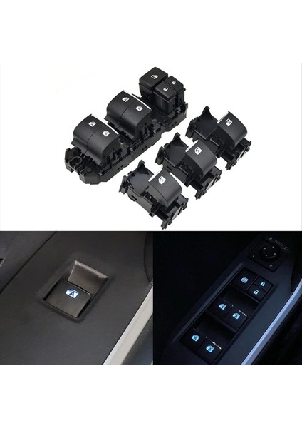 Elektrikli Cam Anahtarı Düğmesi 84040-33170 84040-10020 Toyota Rav4 Yaris Cross Chr Aksesuarları (Yurt Dışından) fırsatları