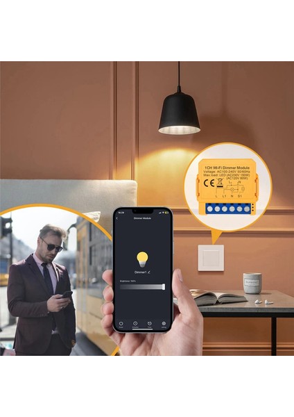 2x Tuya Wifi Akıllı Dimmer Anahtar Modülü 1ch Kontrol LED Işıkları Kısılabilir Anahtar Kademesiz Karartma + Ses Kontrolü (Yurt Dışından) fırsatları