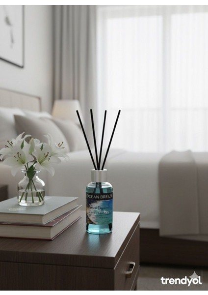 Şık Tasarımlı Uzun Süre Kalıcı Çubuklu (Okyanus)Oda Kokusu – Evinize Ferahlık ve Şıklık Katın” fiyatları