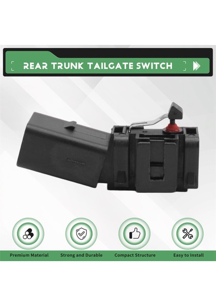 2x Arka Bagaj Kapı Anahtarı Bagaj Kapağı Anahtarı Jetta Polo 9n Bagaj Kapağı Silindir Kilidi Mikro Anahtarı Ünitesi 1T0962103 (Yurt Dışından) indirimleri