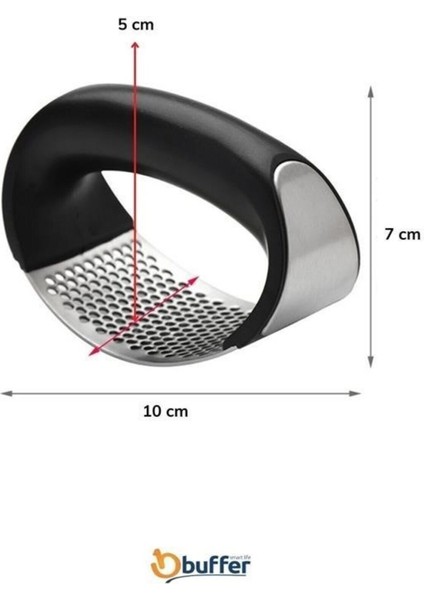 Yeni Sarımsak Ezici Paslanmaz Çelik Garlic Press