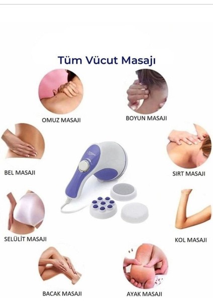 Super Tone Çok Fonksiyonlu 5 Başlıklı Masaj Aleti indirimleri