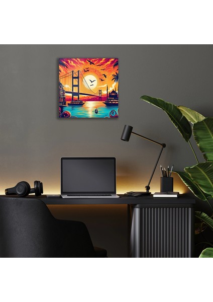 Kişiye Özel Cam Tablo Baskı Kare