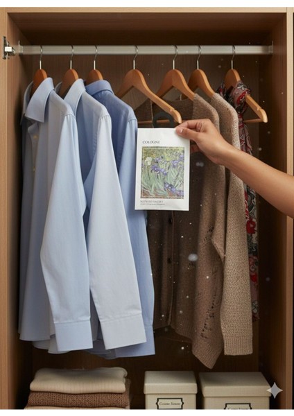 Dolap ve Çekmece Kokusu – Askılı Koku Poşeti, Çoklu Aroma Seçenekli, Uzun Ömürlü Koku