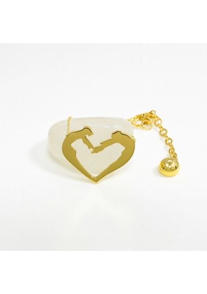 14 Ayar Altın 2 Aşık Kalp Kolye fırsatları