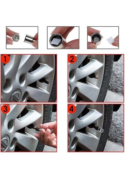 Bfs Işıklı Bisiklet Araba Sibop Kapağı 2 Adet fırsatları