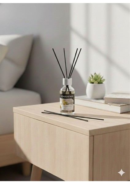 Şık Tasarımlı Uzun Süre Kalıcı Çubuklu (Gardenıa) Oda Kokusu – Evinize Ferahlık ve Şıklık Katın”