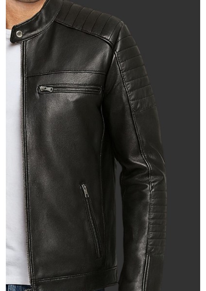 Ederson Hakiki Deri Erkek Siyah Ceket fiyatları