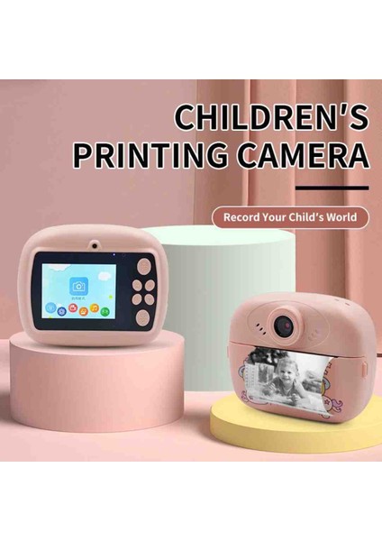 Çocuklar Için Termal Yazıcı ve Eğitici Dijital Kamera Bas Çek Baskı Al 2.4 Inç Ekran modelleri