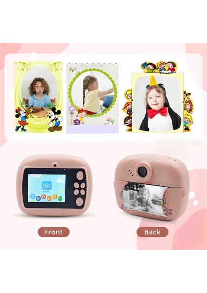 Çocuklar Için Termal Yazıcı ve Eğitici Dijital Kamera Bas Çek Baskı Al 2.4 Inç Ekran indirimleri