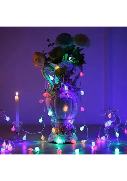 3m 20 LED Kristal Top Rgb Pilli indirimleri