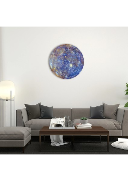 Kişiye Özel Cam Tablo Baskı Yuvarlak