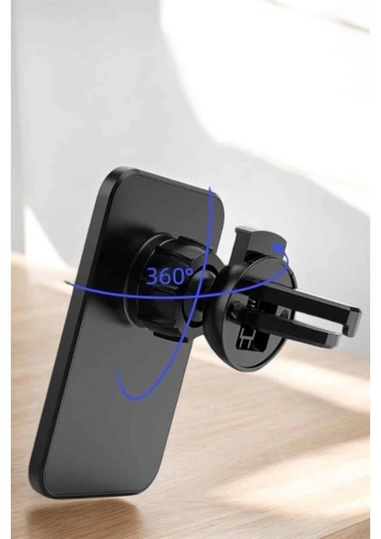 Bfs Kablosuz Şarj Aleti Magsafe Araç Içi Manyetik Şarj 15W Ios Uyumlu