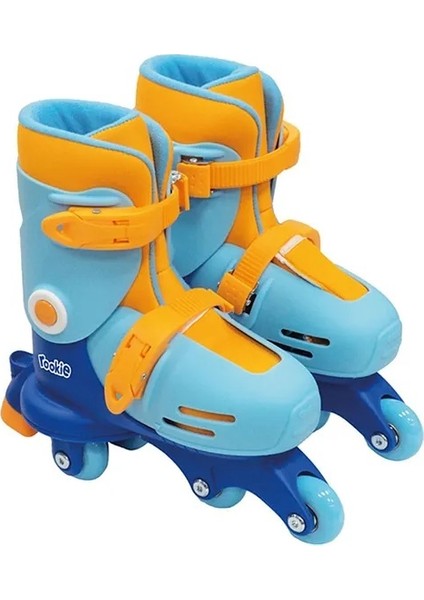 Ayarlanabilir Dönüşen Tekerlekli 2 In 1 Twisty Paten - Mavi modelleri