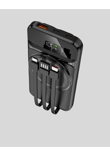 Bfs 15W Kablosuz Hızlı Şarjlı 10000 Mah Powerbank – Taşınabilir, LED Göstergeli fırsatları