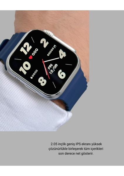 Akıllı Saat 2.05 Inç Su Geçirmez 360 Mah (Kopya) fiyatları
