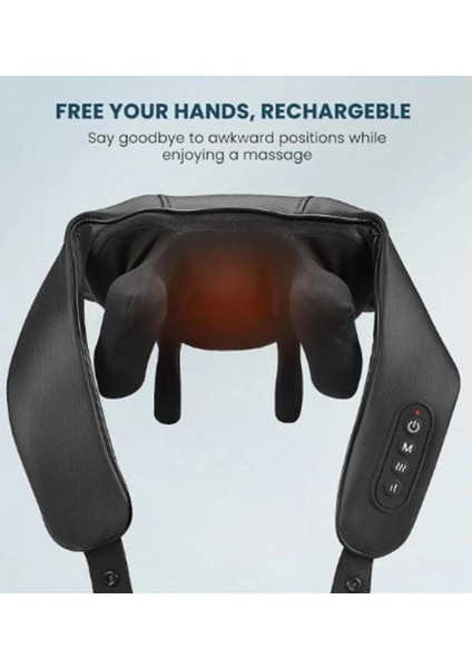 Şarjlı Ovmalı Isıtmalı Masaj Aleti Insan Eli Yoğurma Hissi Yeni Model fiyatları